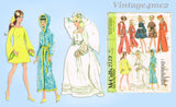1960s Vintage McCalls Sewing Pattern 2123 Cute 11.5in Boho Barbie Doll Clothes Set