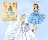 1950s Vintage McCalls Sewing Pattern 2162 High Heel Revlon Doll Clothes 10.5in