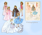 1950s Vintage McCalls Sewing Pattern 2162 High Heel Revlon Doll Clothes 10.5in