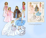 1950s Vintage McCalls Sewing Pattern 2162 High Heel Doll Clothes 12 In Revlon