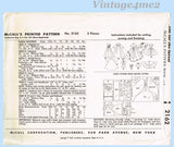 1950s Vintage McCalls Sewing Pattern 2162 15 Inch High Heel Revlon Doll Bridal Clothes