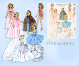 1950s Vintage McCalls Sewing Pattern 2162 Uncut 18in High Heel Revlon Doll Clothes