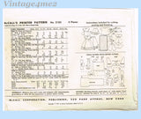 1950s Vintage McCalls Sewing Pattern 2183 Cute 8-9 In Baby Ginette Doll Clothes