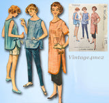 1950s Vintage McCalls Sewing Pattern 2243 Uncut Designer Pierre Cardin Apron