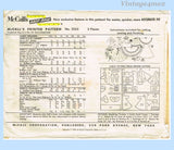 1950s Vintage McCalls Sewing Pattern 2255 18 Inch Revlon Doll Clothes ORIG