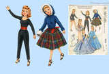 1950s Vintage McCalls Sewing Pattern 2255 18 Inch Revlon Doll Clothes ORIG