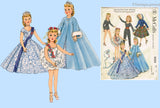1950s Vintage McCalls Sewing Pattern 2255 18 Inch Revlon Doll Clothes ORIG