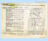 1950s Vintage McCalls Sewing Pattern 2255 20 Inch Revlon Doll Clothes ORIG