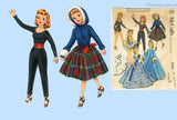 1950s Vintage McCalls Sewing Pattern 2255 20 Inch Revlon Doll Clothes ORIG