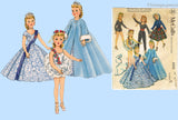 1950s Vintage McCalls Sewing Pattern 2255 20 Inch Revlon Doll Clothes ORIG