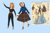 1950s Vintage McCalls Sewing Pattern 2255 Sweet 22 Inch Revlon Doll Clothes