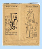 1910s Vintage McCall Sewing Pattern 2303 Uncut Little Boys MacKinaw Coat Size 8