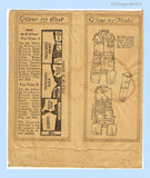 1920s Vintage McCall Sewing Pattern 2342 Uncut Childrens Coveralls Size 10