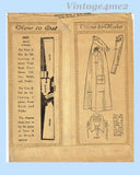 McCall 2351: 1920s Uncut Misses Sporty Dress Sz 34 B Vintage Sewing Pattern