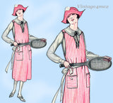 McCall 2351: 1920s Uncut Misses Sporty Dress Sz 34 B Vintage Sewing Pattern