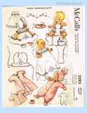 Original 1960 McCall's Pattern No. 2395 - Infants' Twelve-Piece Layette