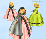 1960s Vintage McCall Sewing Pattern 2397 Centennial Wardrobe High Heel Doll Clothes