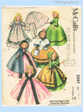 Original 1960 McCall's Pattern No. 2397 - Centennial Wardrobe for High Heel Figure Dolls