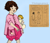 McCall 2513: 1920s Uncut Toddler Girls Bloomer Dress Sz4 Vintage Sewing Pattern