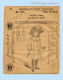 McCall 2601: 1900s Uncut Toddler Girls Edwardian Coat Sz6 Vintage Sewing Pattern