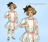 McCall 2767: 1900s Uncut Toddler Girls Edwardian Dress Sz6 Vintage Sewing Pattern