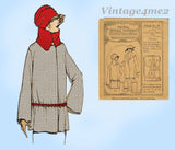 McCall 2968: 1920s Uncut Misses Flapper Coat Sz 38 Bust Vintage Sewing Pattern