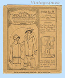 McCall 2968: 1920s Uncut Misses Flapper Coat Sz 38 Bust Vintage Sewing Pattern