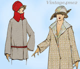 McCall 2968: 1920s Uncut Misses Flapper Coat Sz 38 Bust Vintage Sewing Pattern