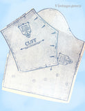McCall 3075: 1920s Rare Maids Apron Dress & Cap Size 40 B Vintage Sewing Pattern