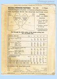 1930s Vintage McCall Sewing Pattern 3106 Beautiful Modest Teen Girls Gown Size 12