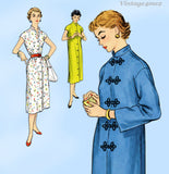 1950s Vintage McCall's Sewing Pattern 3241 Uncut Misses Dress & Duster 32 B