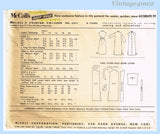 1950s Vintage McCall's Sewing Pattern 3241 Uncut Misses Dress & Duster 32 B