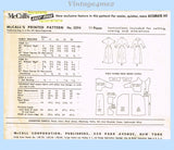 McCall's Pattern 3294 Envelope Back
