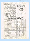 1930s Rare Vintage McCall Sewing Pattern 355 Rare 13in Movie Star Doll Clothes