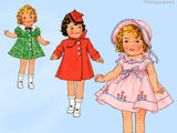 1930s Rare Vintage McCall Sewing Pattern 355 Rare 13in Movie Star Doll Clothes