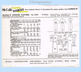 McCall Pattern 3783 Envelope Back