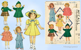1930s Rare Vintage McCall Sewing Pattern 418 Rare 20in Movie Star Doll Clothes