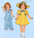 1930s Rare Vintage McCall Sewing Pattern 418 Rare 16in Movie Star Doll Clothes