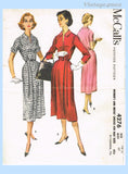 Original 1957 McCall's Pattern No. 4276 - Women's and Misses' Half Size Dress