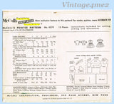 1950s Vintage McCall's Sewing Pattern 4279 Uncut Helen Lee Girls Dress Size 4