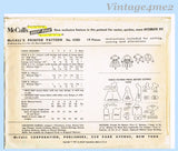1950s Vintage McCall's Sewing Pattern 4280 Uncut Helen Lee Girls Dress Size 6