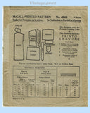McCall Pattern 4966 Envelope Back