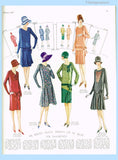 1920s Vintage McCall Sewing Pattern 5088 Rare Uncut Flapper Dress Sz 36 B
