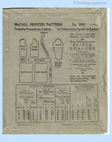 1920s Vintage McCall Sewing Pattern 5088 Rare Uncut Flapper Dress Sz 36 B