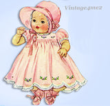 1930s Vintage McCall Sewing Pattern 513 Rare 11 In Dy-Dee Baby Doll Clothes ORIG