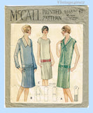 McCall 5168: 1920s Plus Size Misses Flapper Dress 40B Vintage Sewing Pattern
