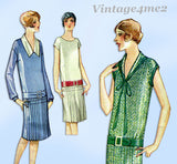 McCall 5168: 1920s Plus Size Misses Flapper Dress 40B Vintage Sewing Pattern