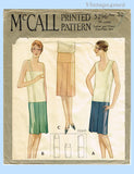 1920s Vintage McCall Sewing Pattern 5296 Misses Flapper Skirt & Camisole Sz 36 B