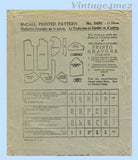 McCall 5490: 1930s Rare Toddler Girls Flapper Dress Sz 6 Vintage Sewing Pattern