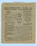 McCall 5518: 1920s Sweet Toddler Girls Party Dress Sz 6 Vintage Sewing Pattern